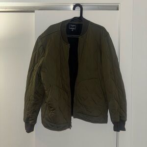 Todd Snyder Men's Olive Quilted Jacket